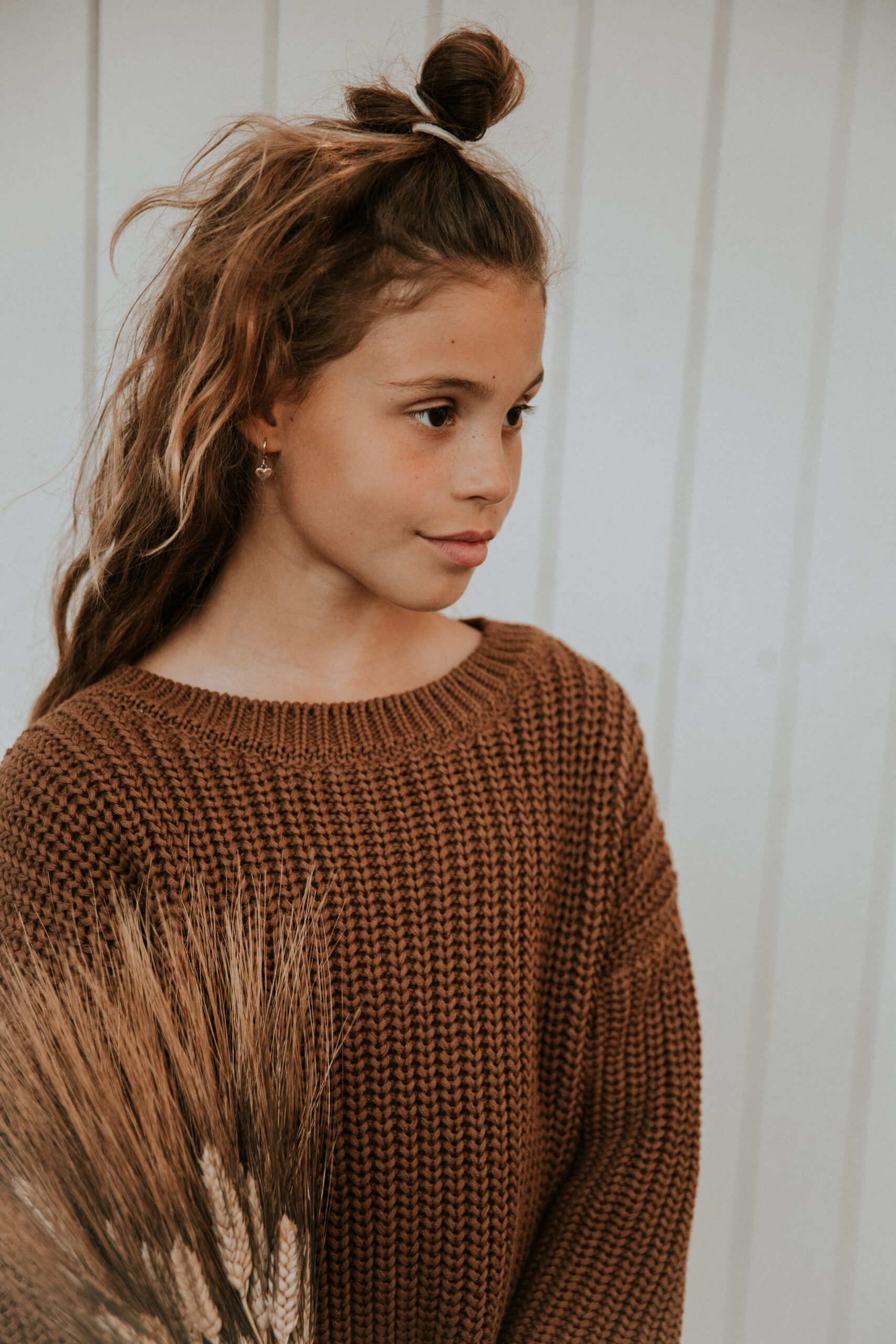 Yuki Chunky Knit Sweater Walnut - Image 5