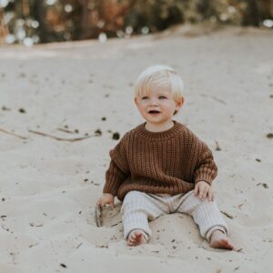 Yuki Chunky Knit Sweater Walnut