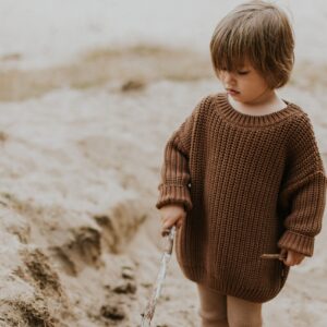 Yuki Chunky Knit Sweater Walnut
