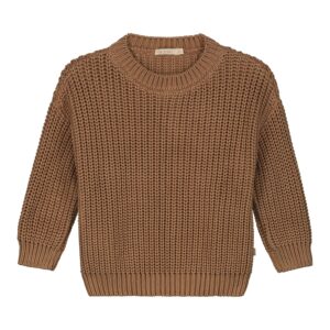 Yuki Chunky Knit Sweater Walnut