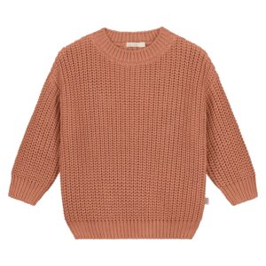 Yuki Chunky Knit Sweater Brick