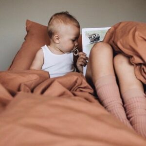 STUDIO FEDER - JUNIOR BEDDING - CARAMEL