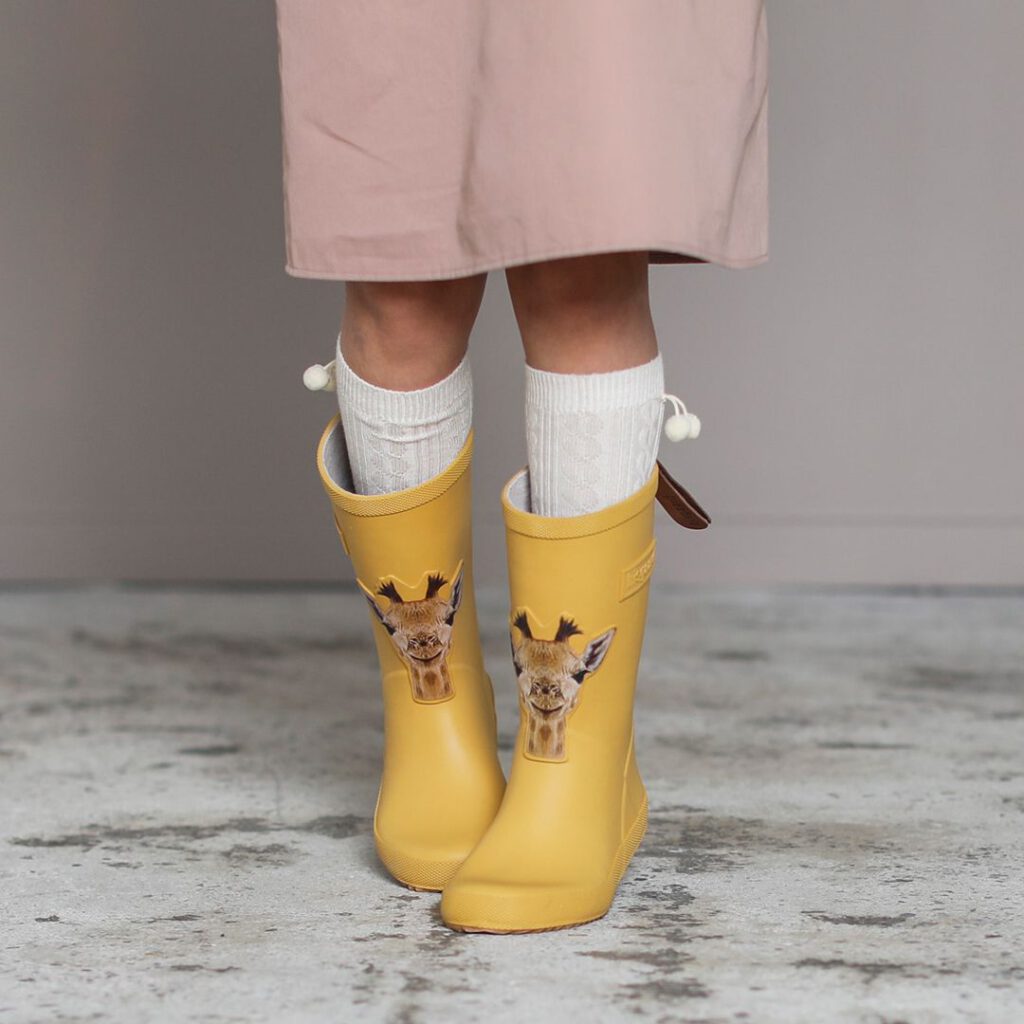Bisgaard Rain Boots Gumle The Giraffe – The Milk Minimalist