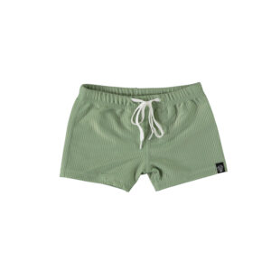 Beach & Bandits Basil Ribbed Swimshort