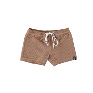 Beach & Bandits Chocolate Malt Ribbed Swimshort