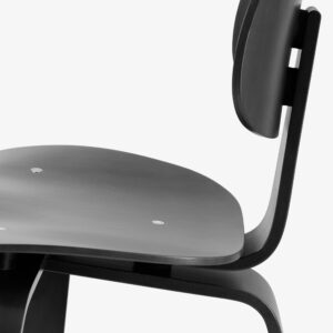 Wilde + Spieth S42 3-legged Chair Black