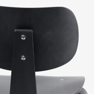 Wilde + Spieth S42 3-legged Chair Black