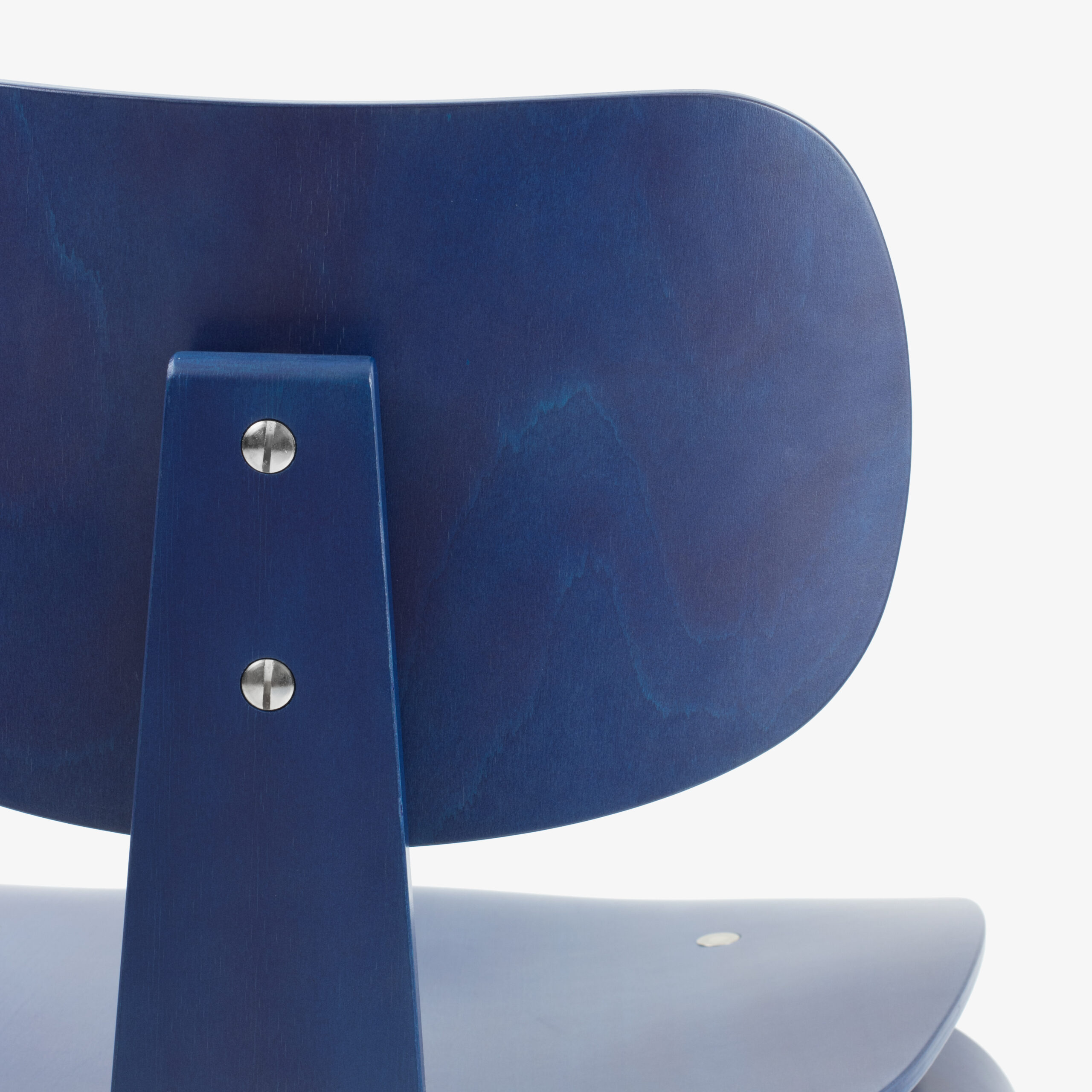 Wilde + Spieth S42 3-legged Chair Blue - Image 4
