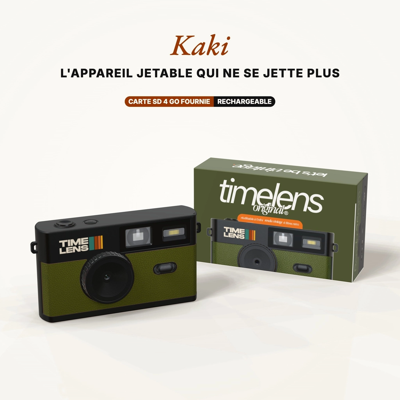 Timelens Camera Khaki - Image 8