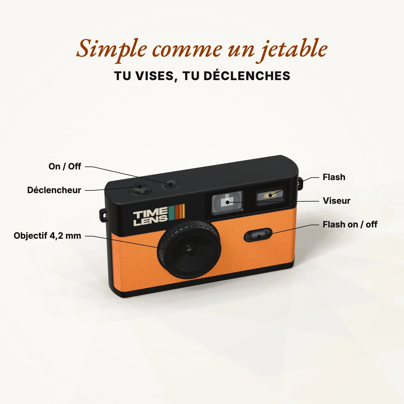 Timelens Camera Orange - Image 4