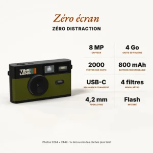 Timelens Camera Khaki