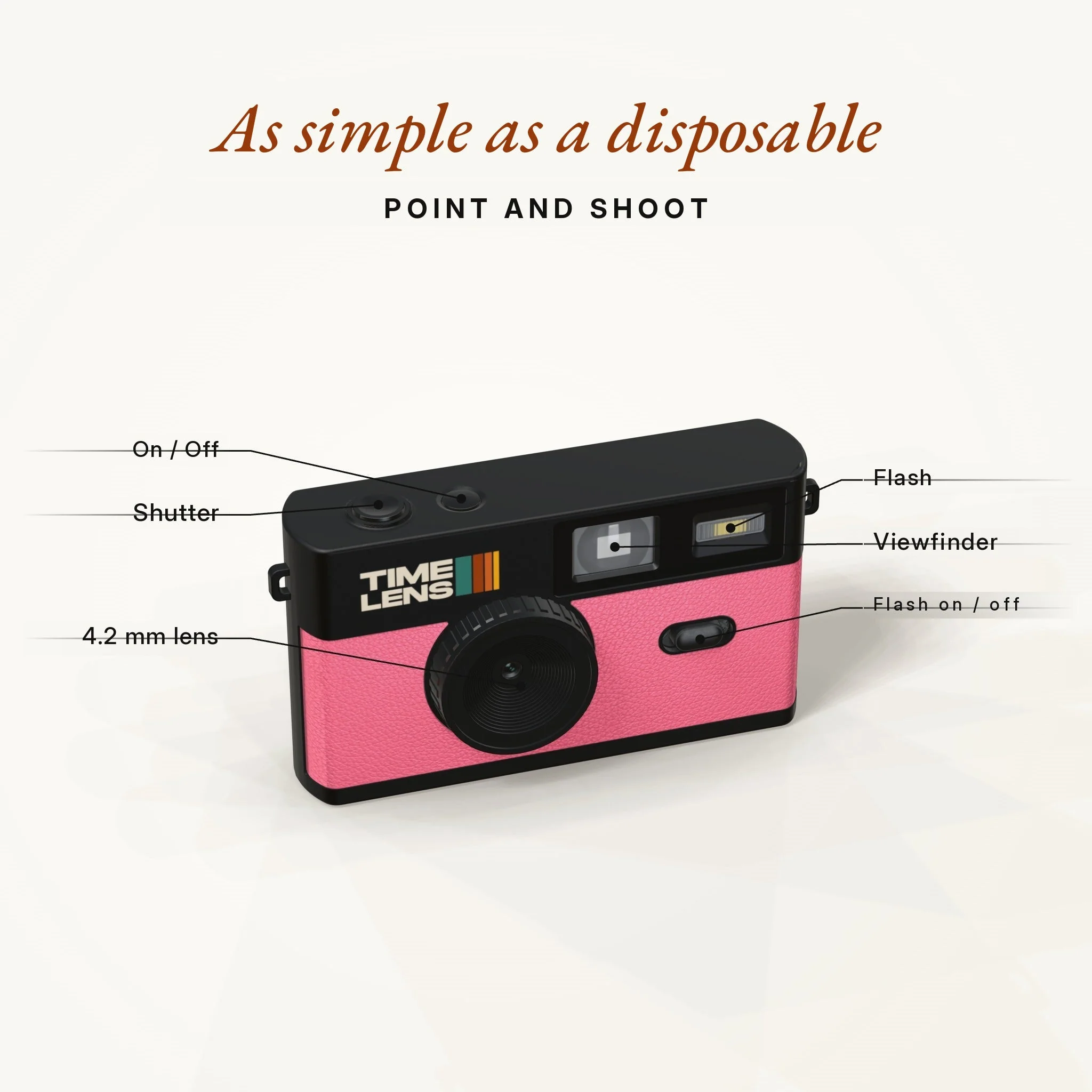 Timelens Camera Pink - Image 3