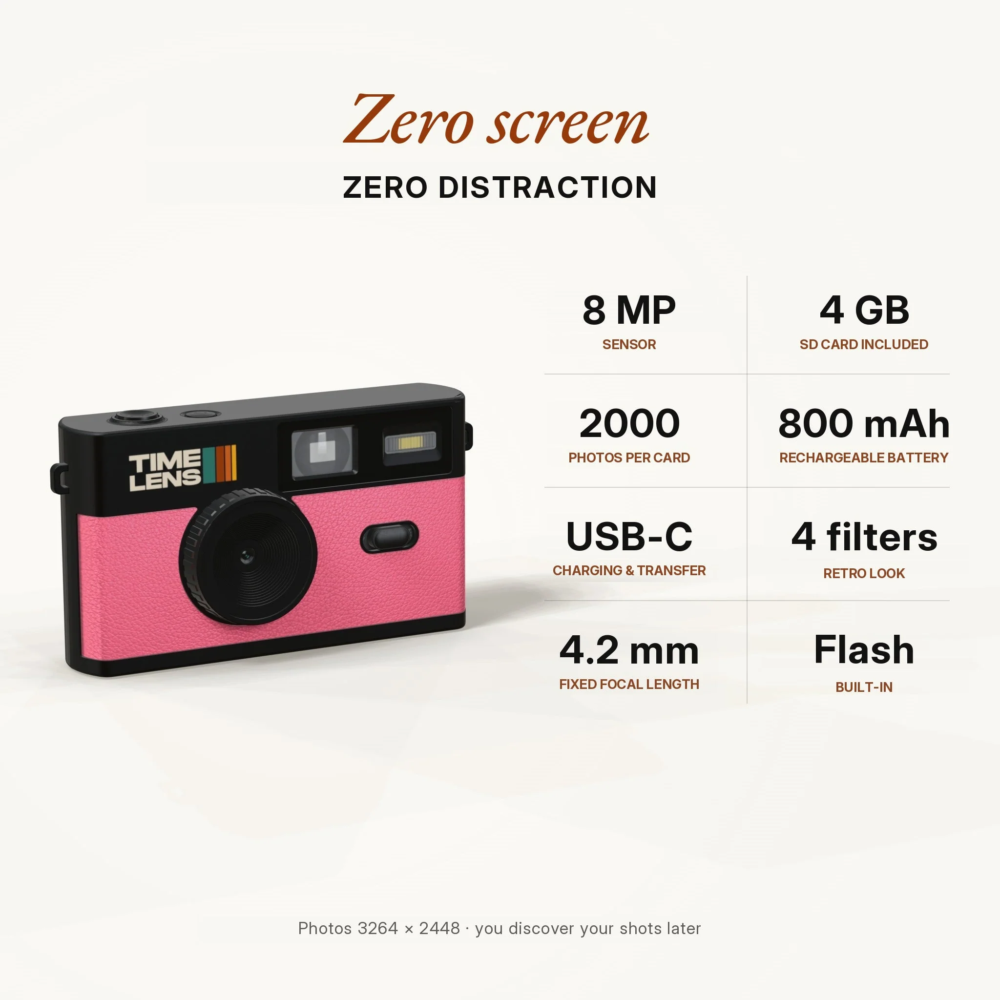 Timelens Camera Pink - Image 2